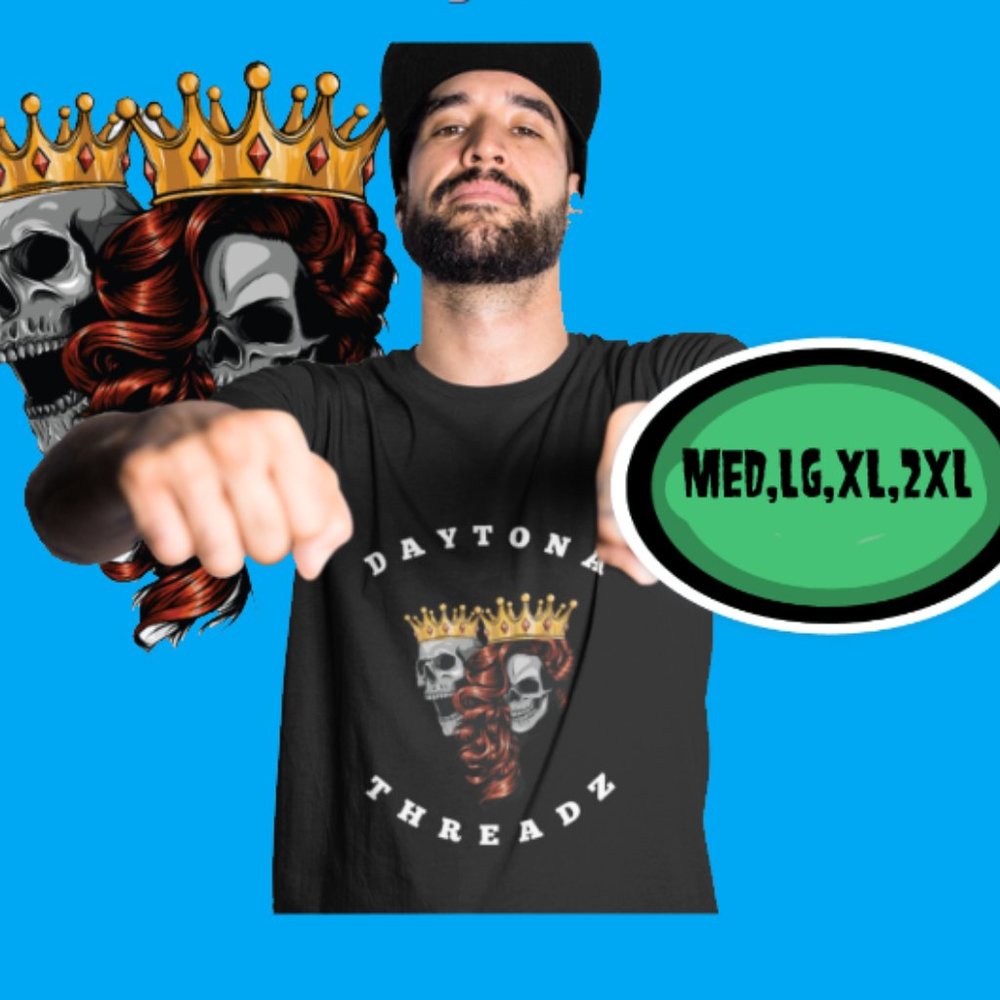 MENS LOGO TSHIRT MED,LG,XL,2XL COMES IN BLCK OR GREY